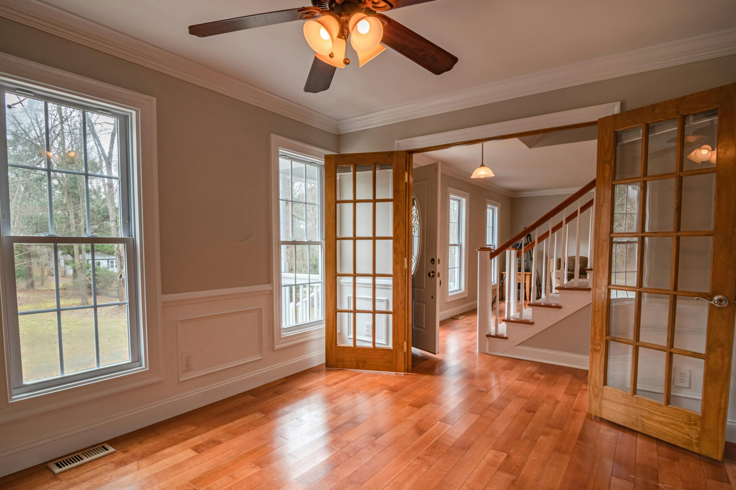 Custom Interiors and builders Hard wood flooring installation in granger, in